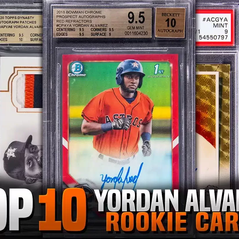 スポーツ選手 yordan alvarez 2nd bowman Gold Top100 yordan alvarez 2nd bowman Gold Top100