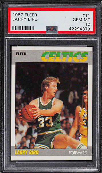 how much is larry bird rookie card worth