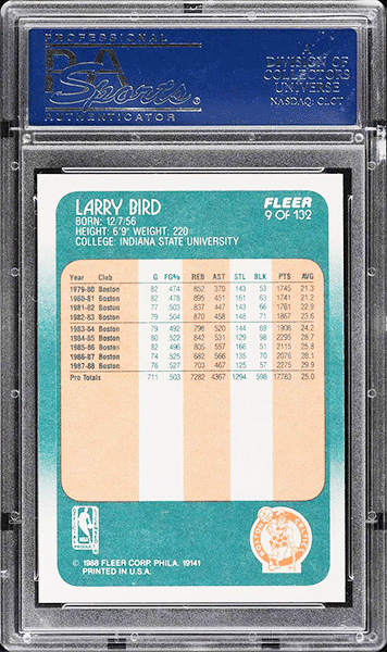 how much is larry bird rookie card worth